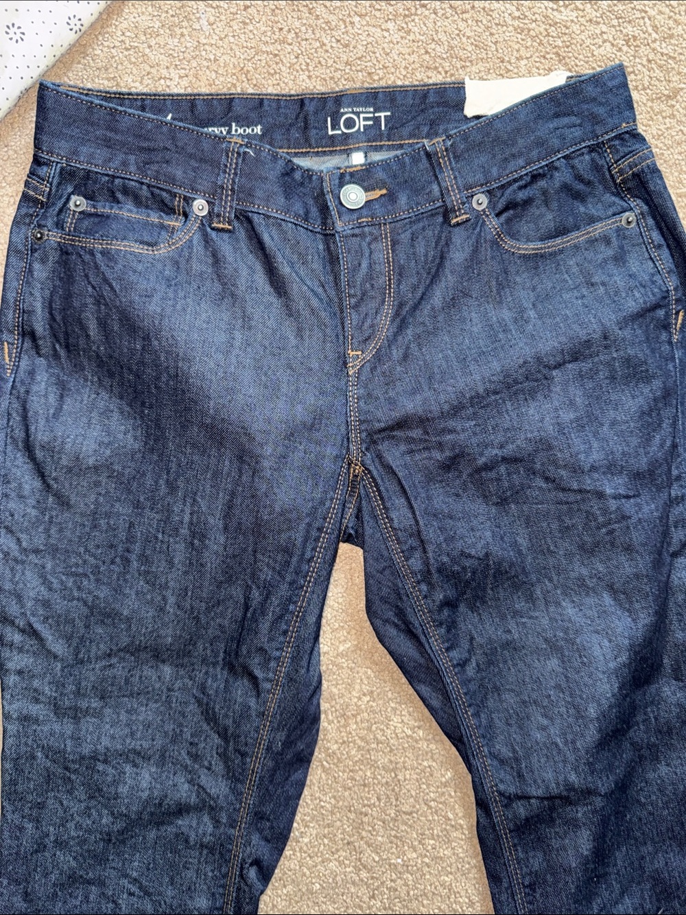 LOFT Women's Dark Indigo Bootcut Jeans